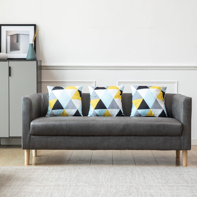 Contemporary Tight Back Tuxedo Arm Living Room Standard Seating