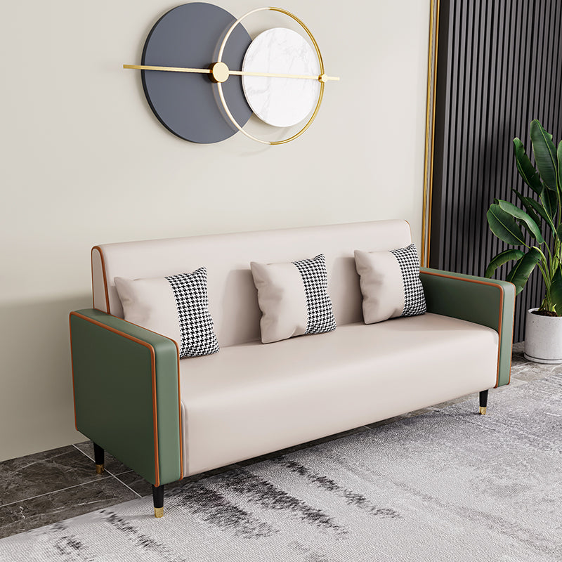 Glam Tight Back Square Arm Living Room 3 Seater Standard Seating