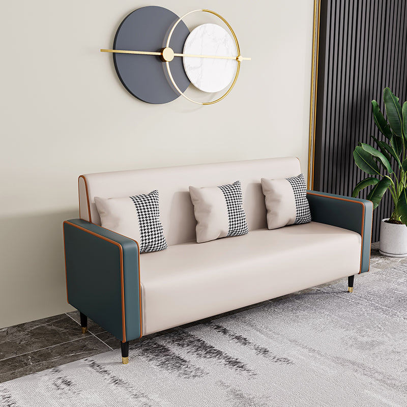 Glam Tight Back Square Arm Living Room 3 Seater Standard Seating