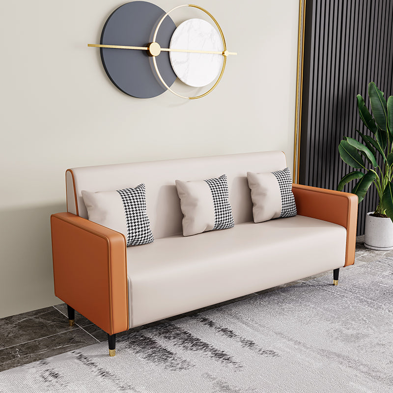 Glam Tight Back Square Arm Living Room 3 Seater Standard Seating