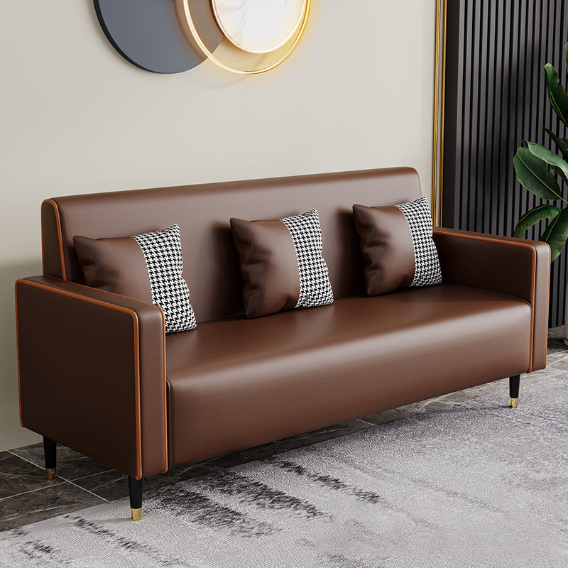 Glam Tight Back Square Arm Living Room 3 Seater Standard Seating
