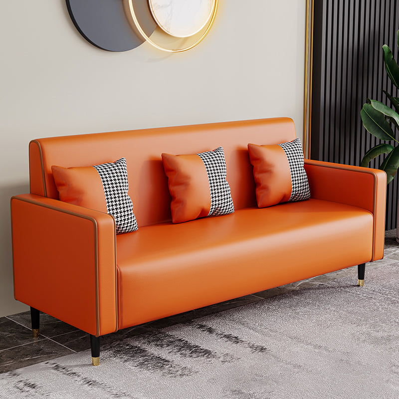 Glam Tight Back Square Arm Living Room 3 Seater Standard Seating