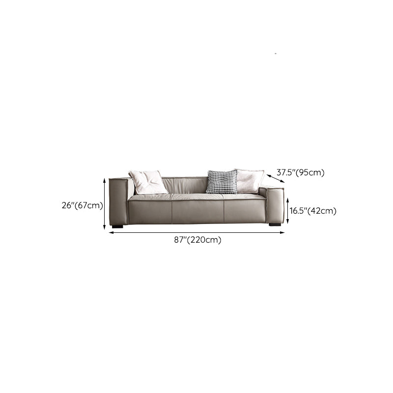 26"H Industrial Sofa Bed White Cushions Seating with Pillows