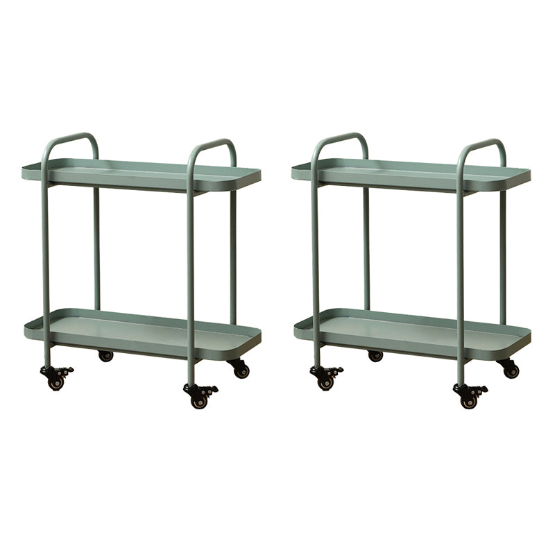 Tray Top Double Tier End Table Rectangular End Slide Table with Storage