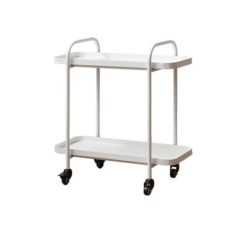 Tray Top Double Tier End Table Rectangular End Slide Table with Storage