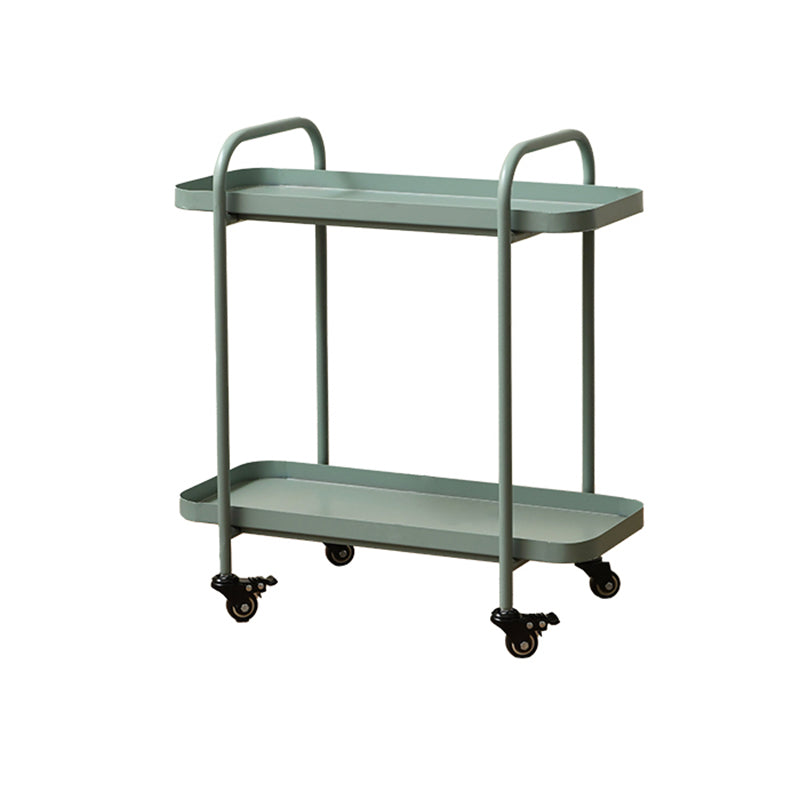 Tray Top Double Tier End Table Rectangular End Slide Table with Storage