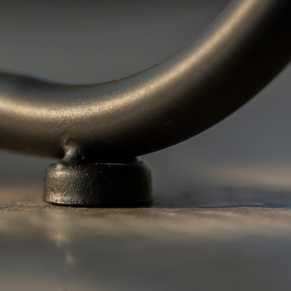 Modern Armless Backless Counter Stool Iron Bar Stool with Pedal for Milk Tea Shop