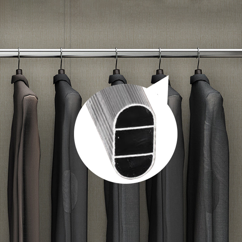 Contemporary Freestanding Wood Wardrobe Sliding Soft Close Doors in White