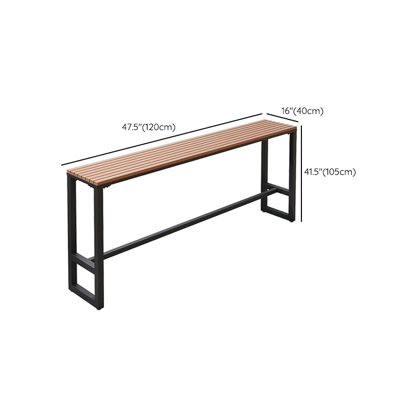 Industrial Style 1/5 Pieces Metal Bar Set Reclaimed Wood Counter Height Dining Set