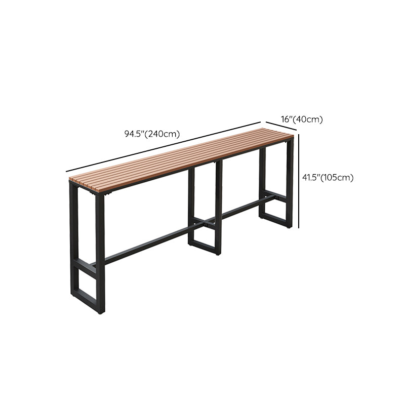 Industrial Style 1/5 Pieces Metal Bar Set Reclaimed Wood Counter Height Dining Set