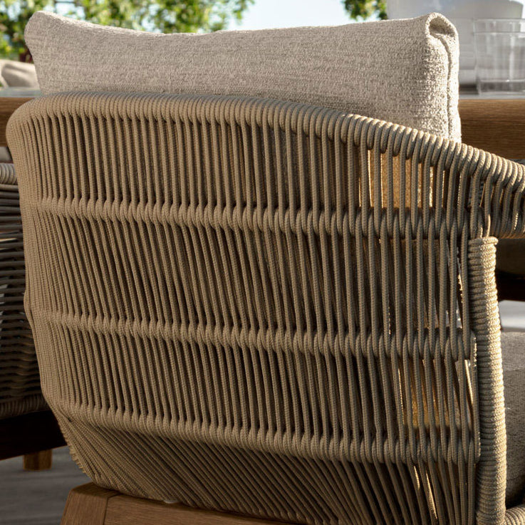 Rectangular Dining Set Stone 1/7 Pieces Dining Set with Wooden Base