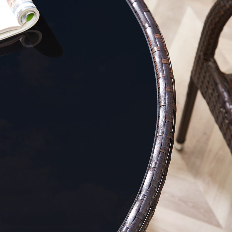 Modern Style Dining Set Glass Top 5/7 Pieces Water Resistant Dining Set