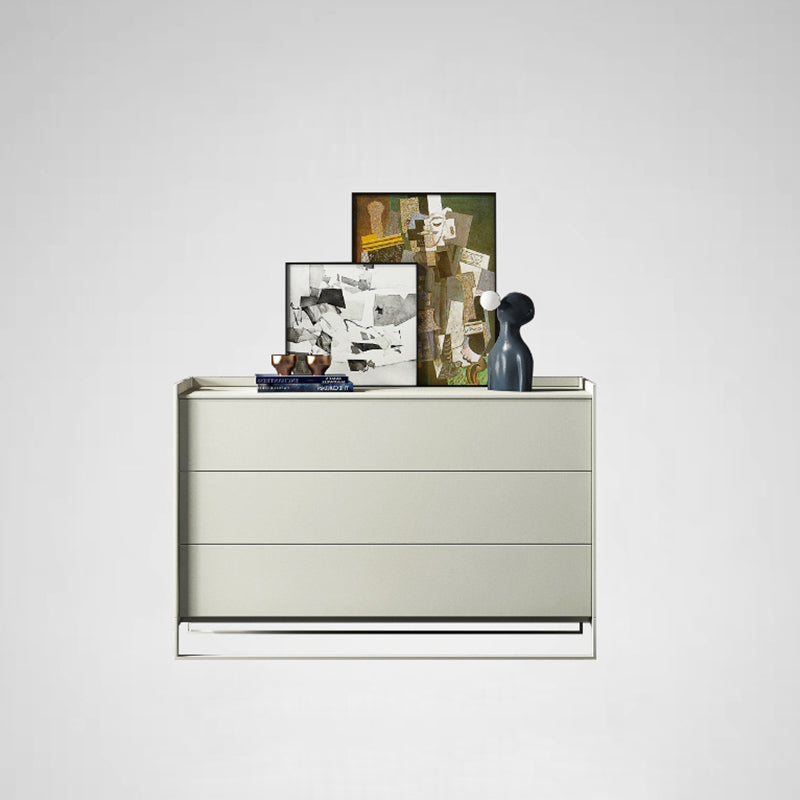 Wooden Storage Chest Modern Dresser with 3/4/5/8 Drawers , 15.6 Inch Width