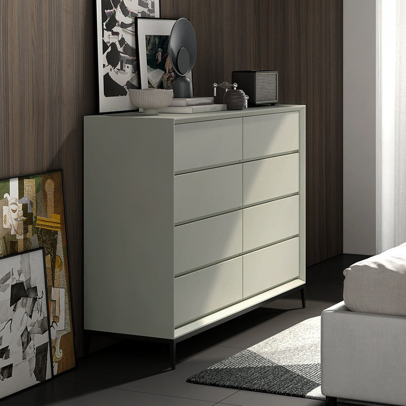 Wooden Storage Chest Modern Dresser with 3/4/5/8 Drawers , 15.6 Inch Width