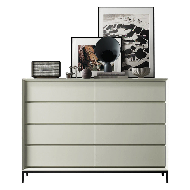 Wooden Storage Chest Modern Dresser with 3/4/5/8 Drawers , 15.6 Inch Width