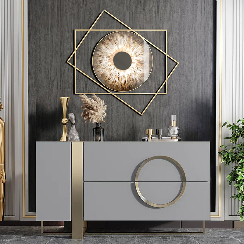 Classic Glam Combo Dresser Birch Storage Chest Dresser for Bedroom