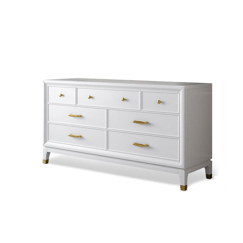 17.55-inch W Classic Glam Storage Chest Solid Wood Dresser with 5/7/9 Drawers