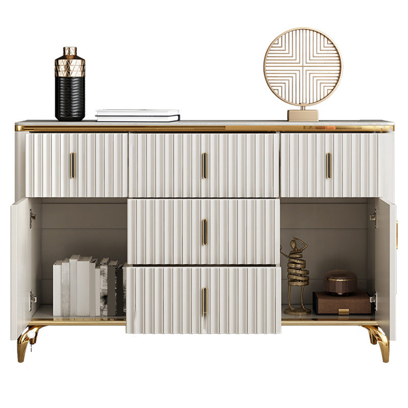 Contemporary Glam Combo Dresser Horizontal Storage Chest Dresser for Home Office