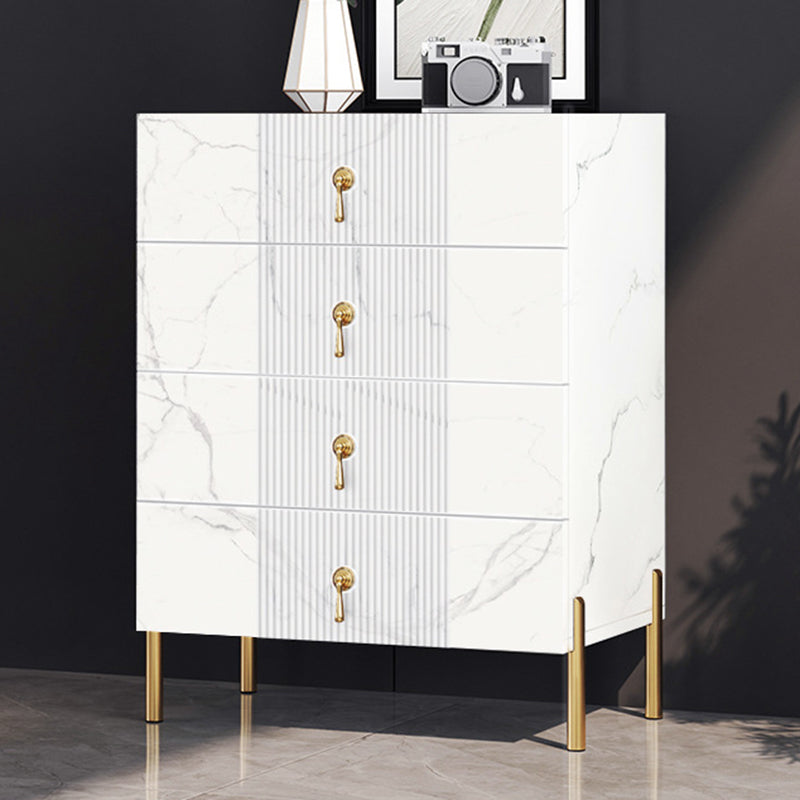 Contemporary Glam Double Dresser Wood Storage Chest Dresser for Home Office