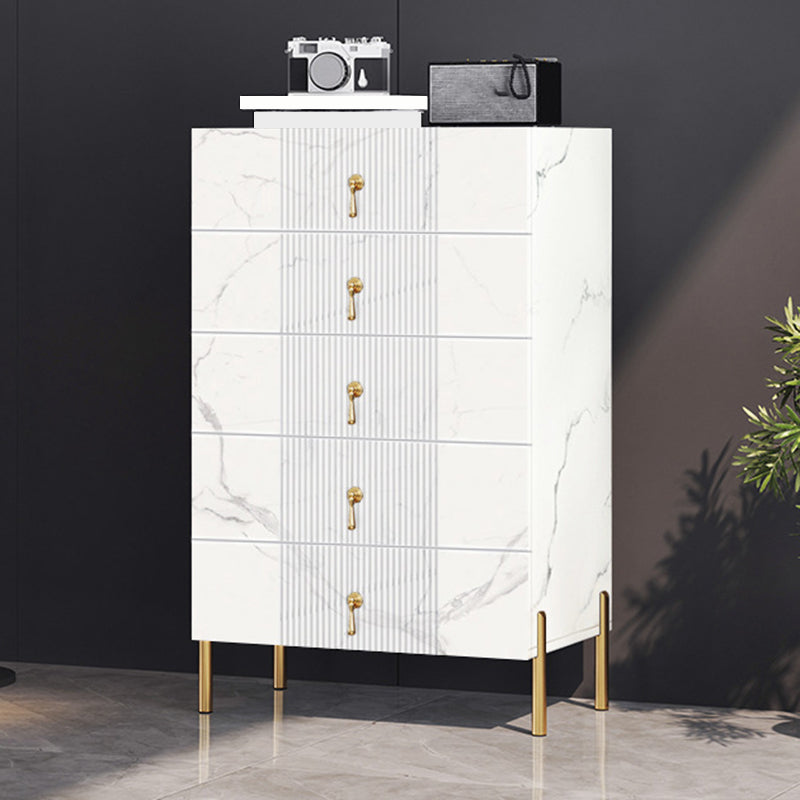 Contemporary Glam Double Dresser Wood Storage Chest Dresser for Home Office