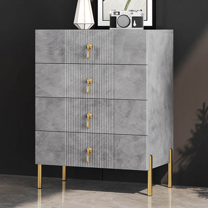 Contemporary Glam Double Dresser Wood Storage Chest Dresser for Home Office