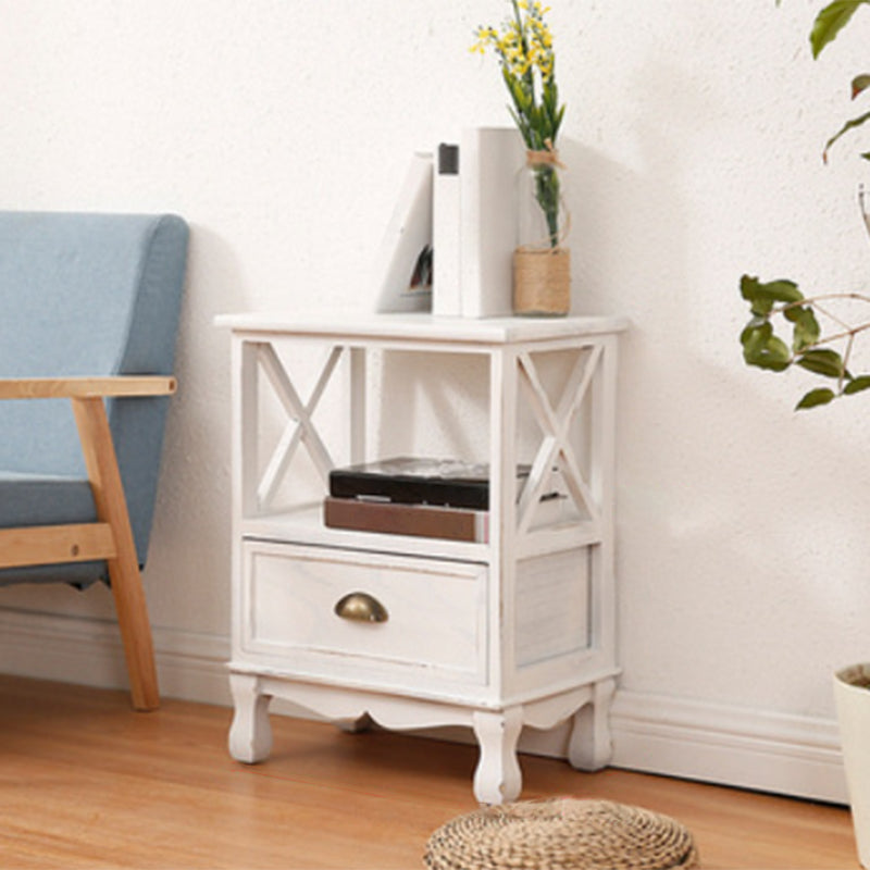 Coastal Storage Chest Solid Wood Dresser with 1/2/3/4 Drawers , 11.7 Inch Width