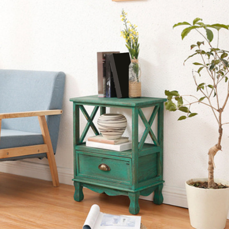 Coastal Storage Chest Solid Wood Dresser with 1/2/3/4 Drawers , 11.7 Inch Width