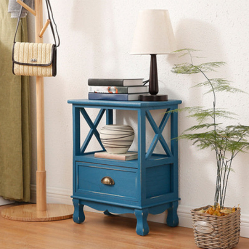 Coastal Storage Chest Solid Wood Dresser with 1/2/3/4 Drawers , 11.7 Inch Width