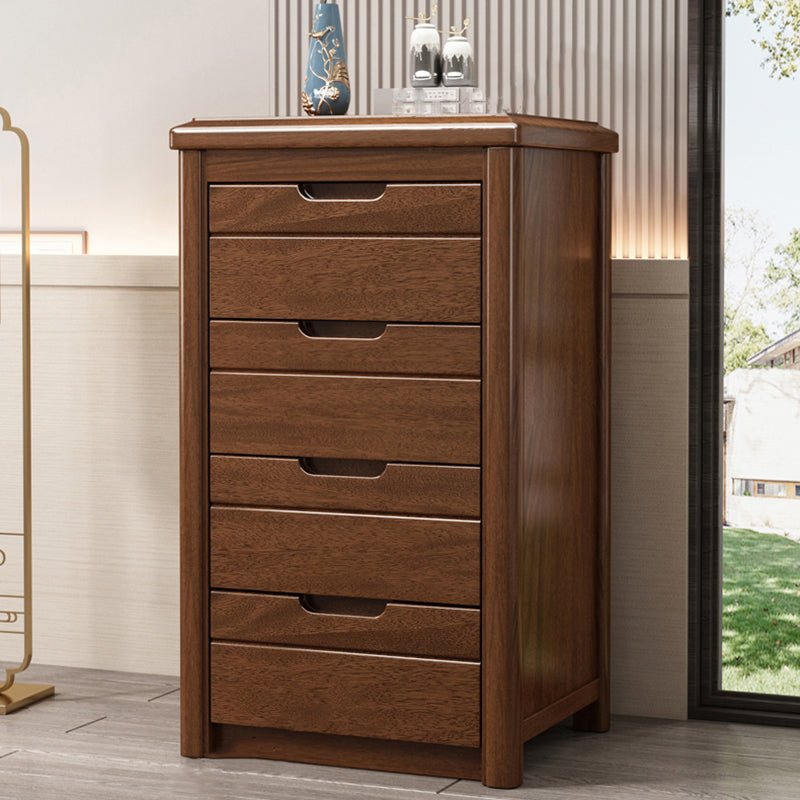 15.6 Inch Width Storage Chest Modern Solid Wood Dresser with 3/4/5 Drawers