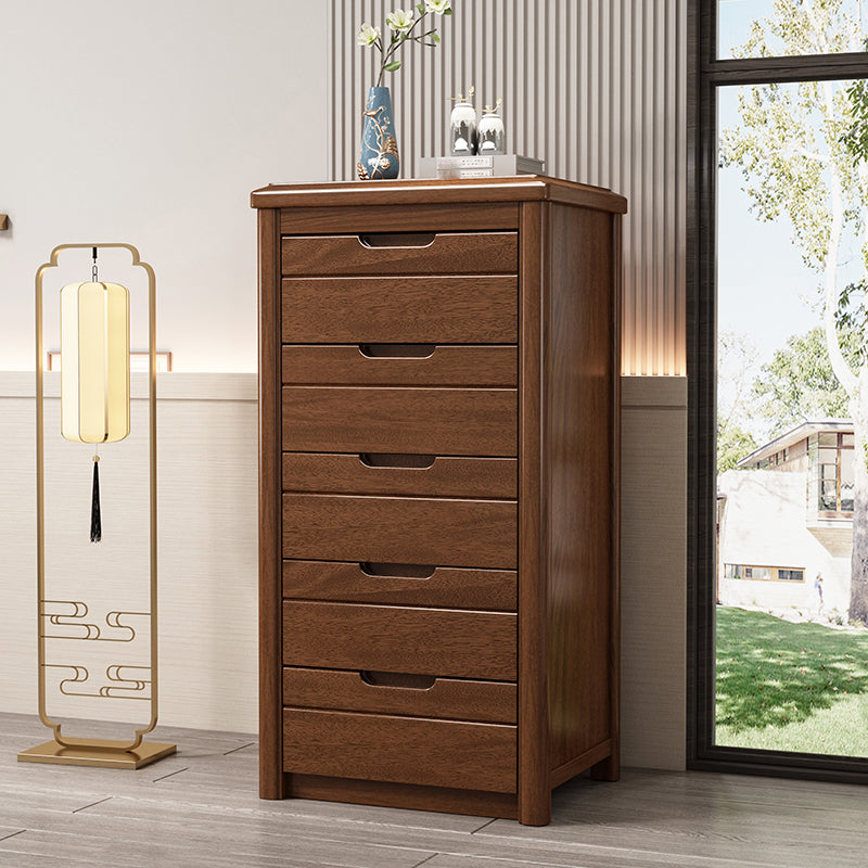 15.6 Inch Width Storage Chest Modern Solid Wood Dresser with 3/4/5 Drawers