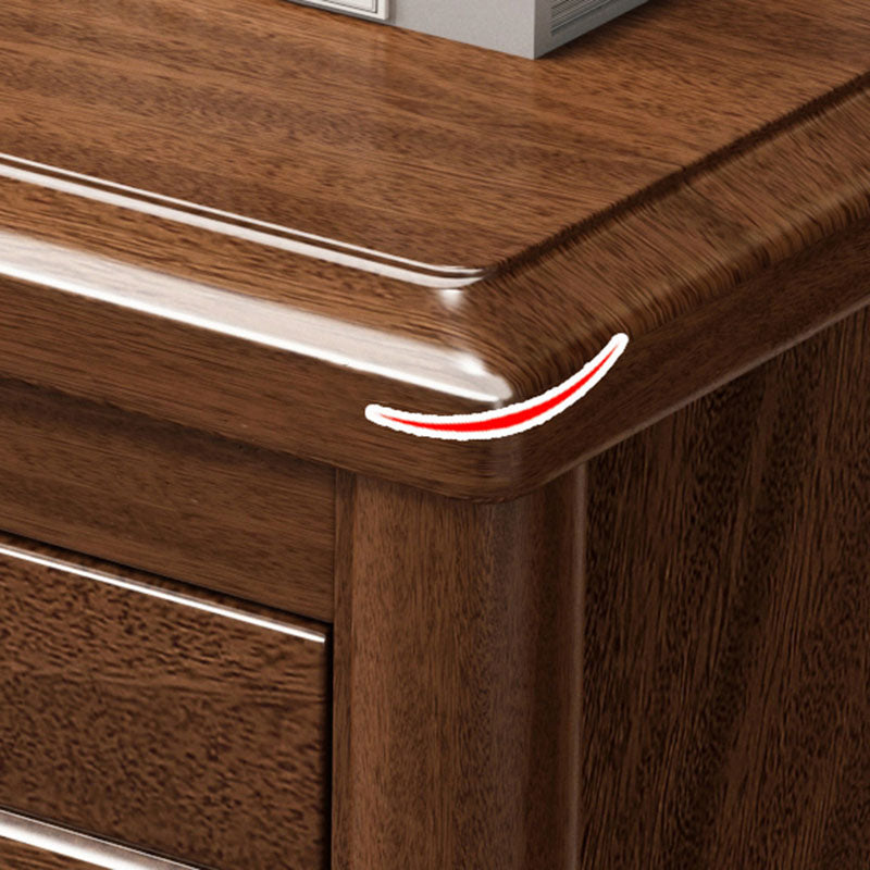 15.6 Inch Width Storage Chest Modern Solid Wood Dresser with 3/4/5 Drawers