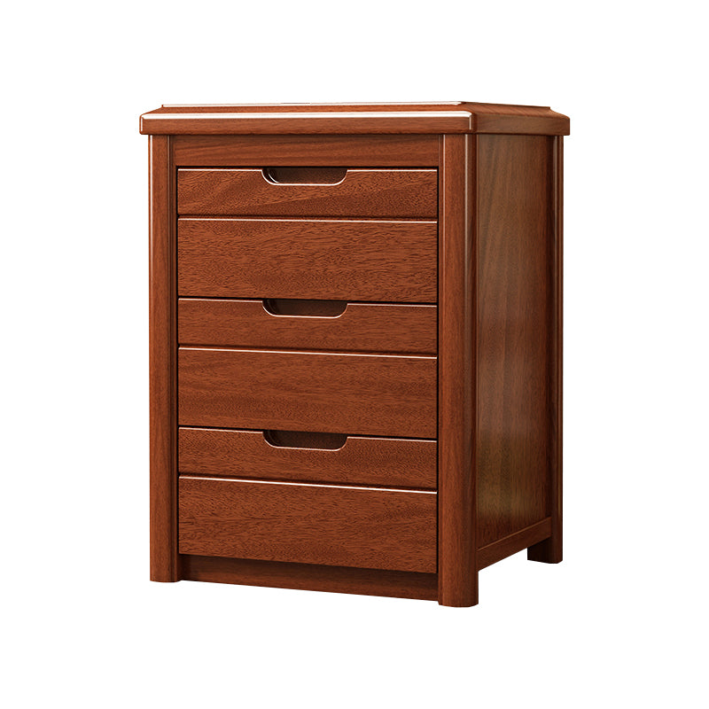 15.6 Inch Width Storage Chest Modern Solid Wood Dresser with 3/4/5 Drawers