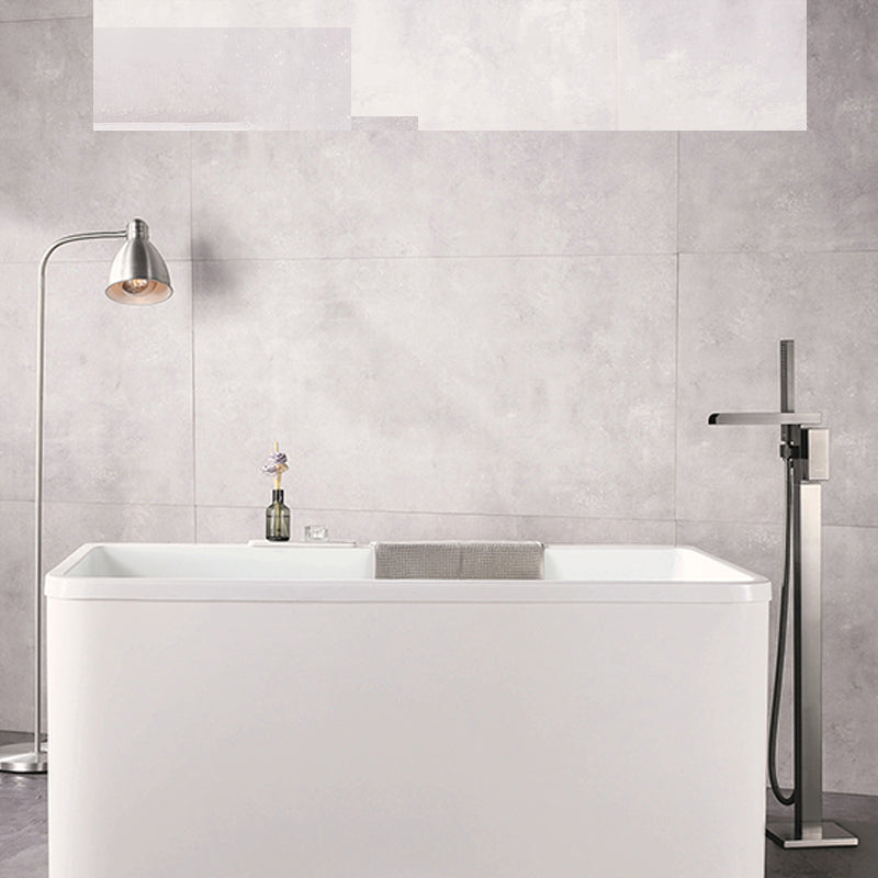 Modern Bathroom Faucet Floor Standing Handheld Shower Head Faucet