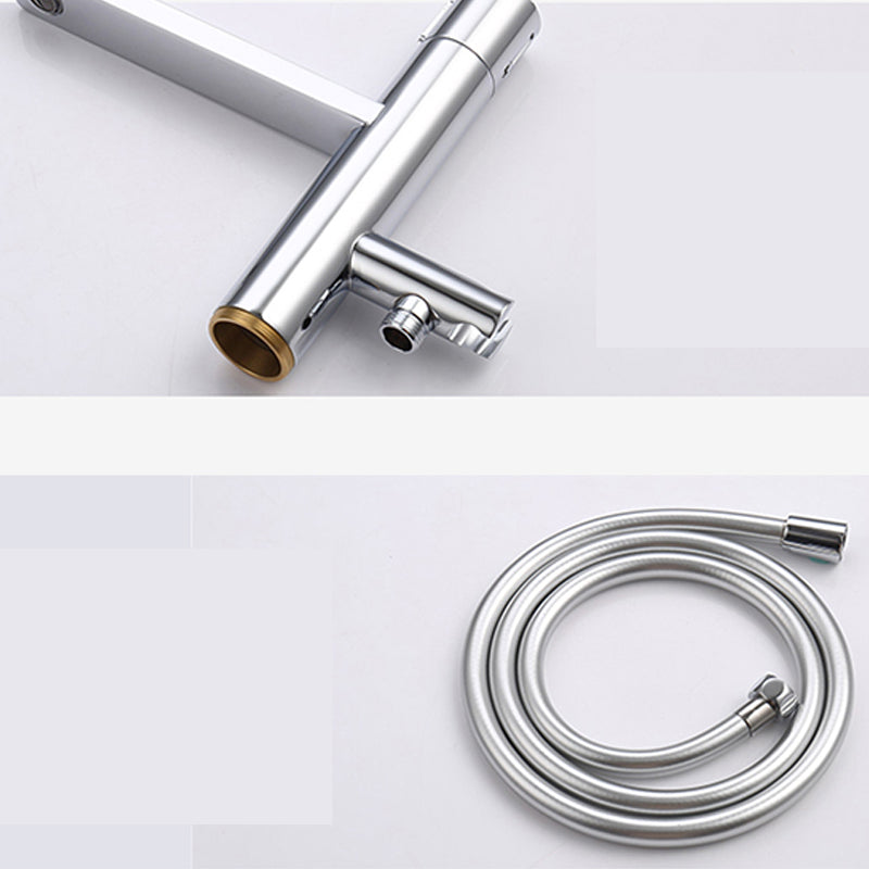 Modern Floor Standing Faucet Handheld Shower Head Bathtub Faucet