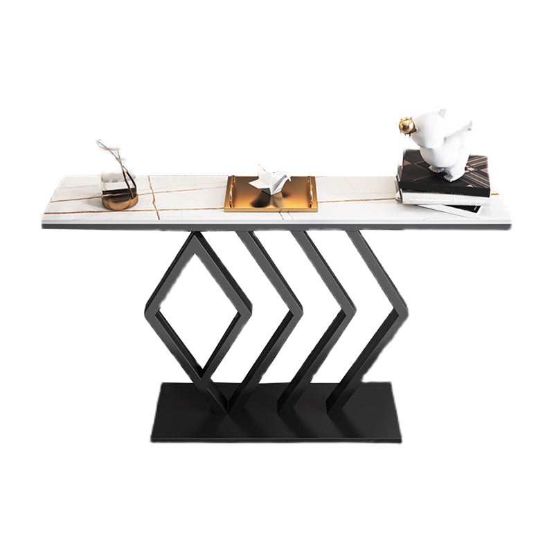 Modern Rectangle Console Table Scratch Resistant Console Sofa Table