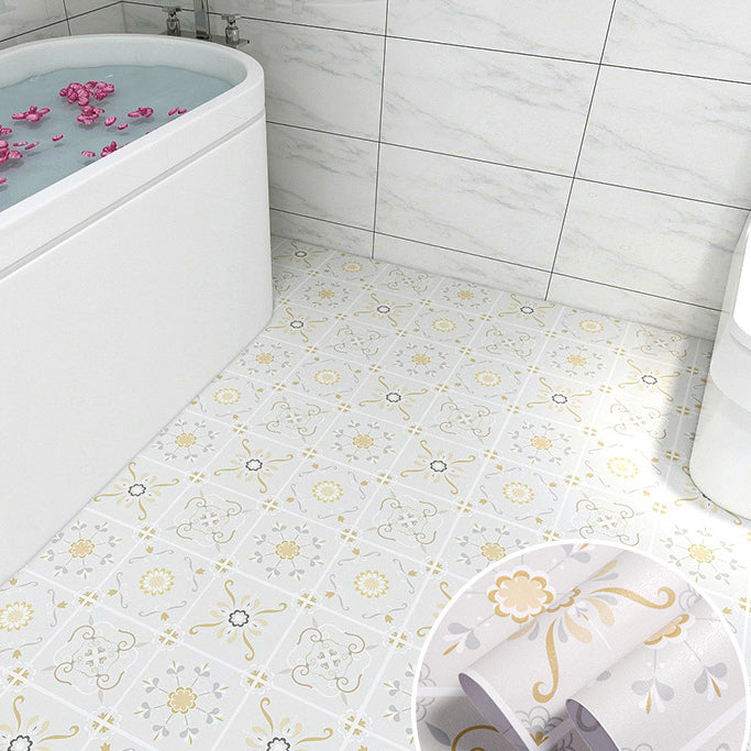 Multi-Tonal Style Vinyl Plank Ceramic Print Peel and Stick Vinyl Plank Flooring