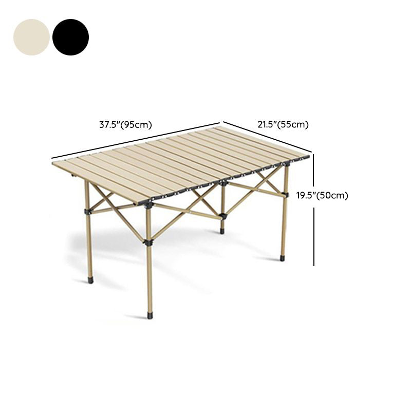 Industrial Patio Table Aluminum Foldable Camping Table for Outdoor