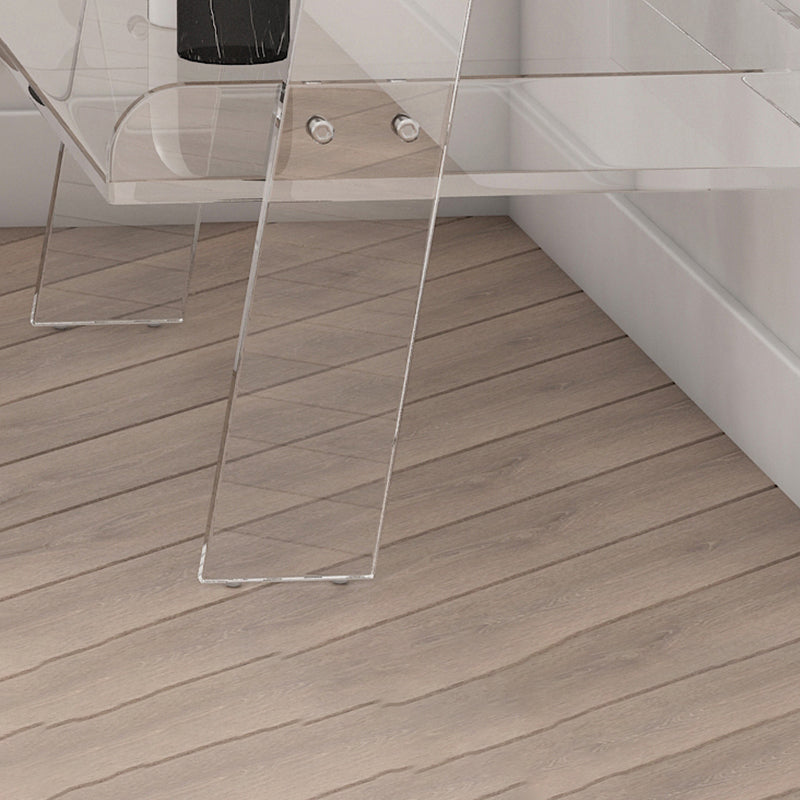 Contemporary Acrylic Bookcase Ladder Open Back Bookshelf with Shelves