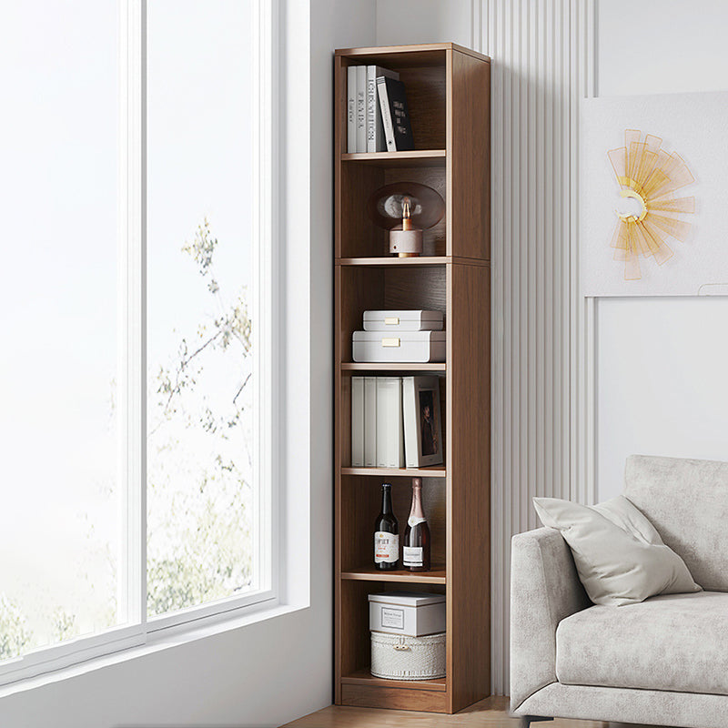 Modern Style Engineered Wood Bookcase Standard Closed Back Bookshelf