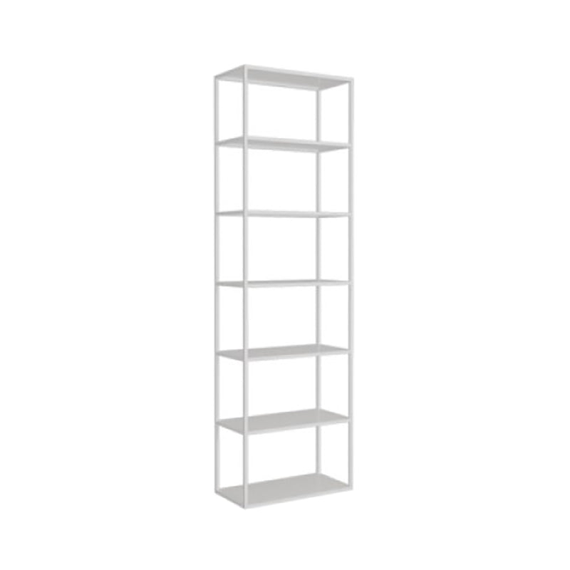 Scandinavian Open Back Standard Bookshelf Metal Shelves Included Bookcase