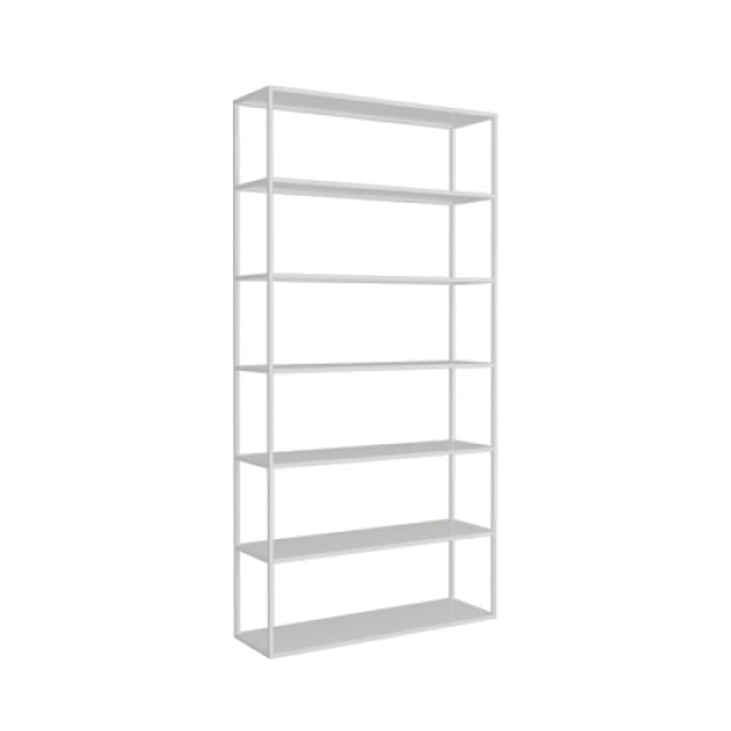 Scandinavian Open Back Standard Bookshelf Metal Shelves Included Bookcase