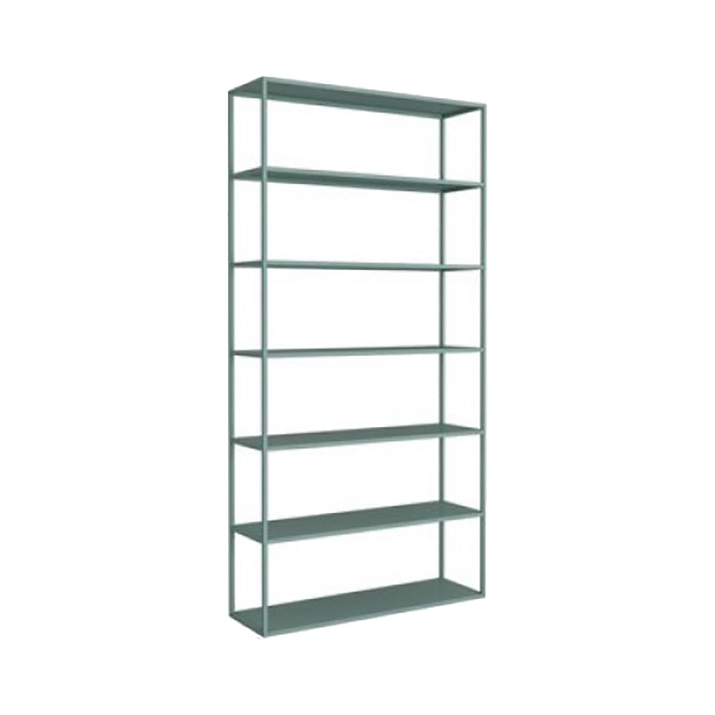 Scandinavian Open Back Standard Bookshelf Metal Shelves Included Bookcase