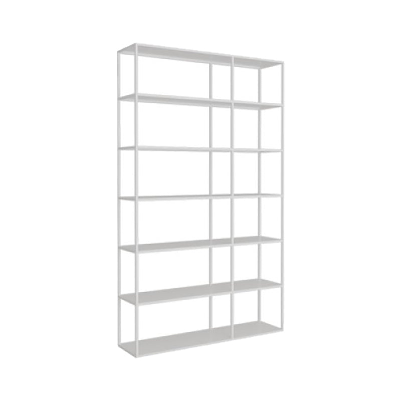Scandinavian Open Back Standard Bookshelf Metal Shelves Included Bookcase