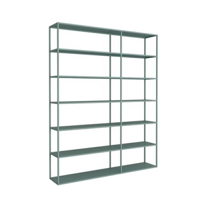Scandinavian Open Back Standard Bookshelf Metal Shelves Included Bookcase