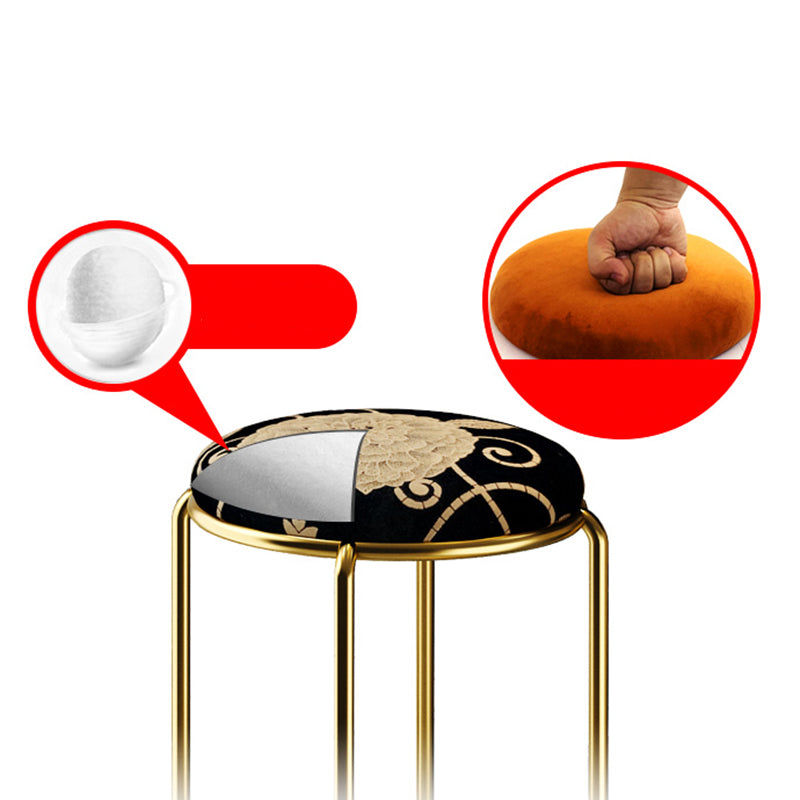 Modern Flowers Standard Round Stain Resistant Standard for Home Decor