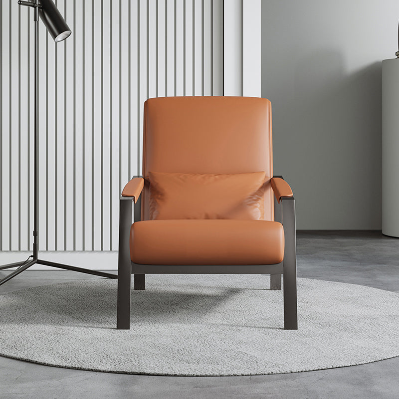 Bonded Leather Standard Recliner Solid Color Recliner Chair for Meeting Room