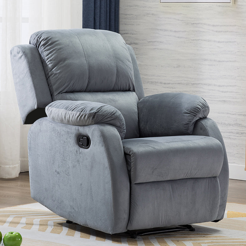 Metal Standard Recliner Manual-Push Botton Recliner Chair with Lumbar