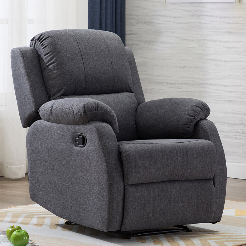 Metal Standard Recliner Manual-Push Botton Recliner Chair with Lumbar