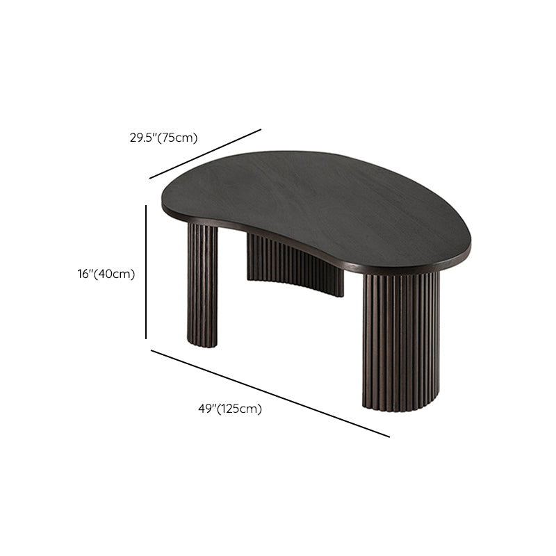 Modern Single Coffee Table No Distressing Solid Wood Bunching Tables