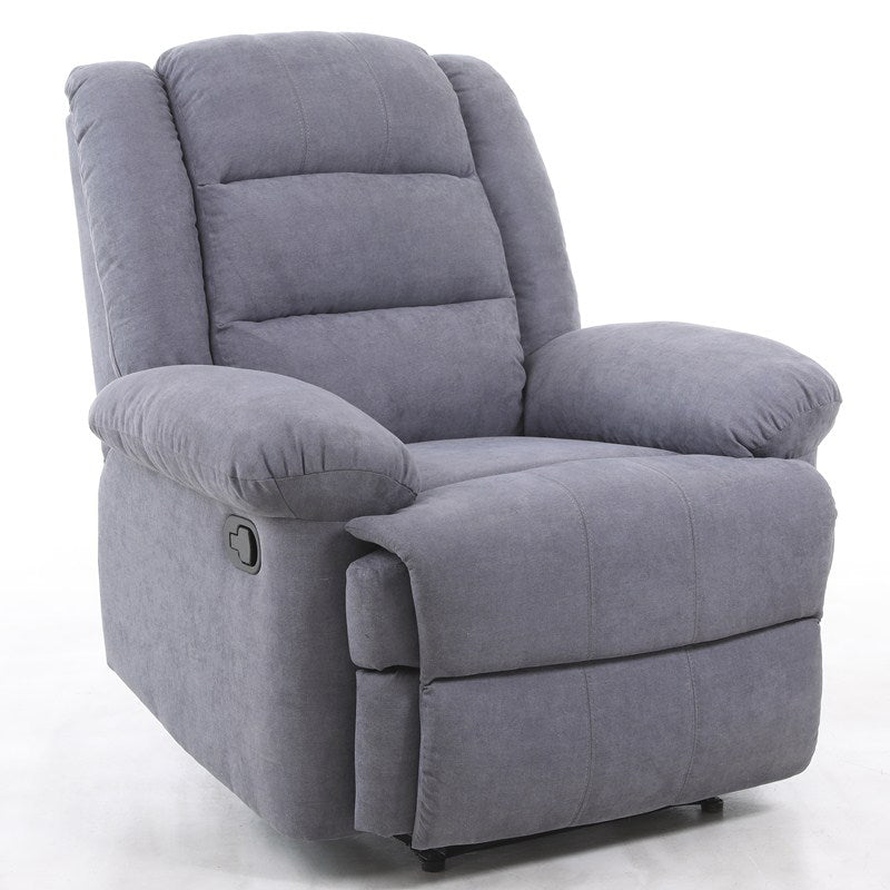 Recliner with Lumbar Metal Frame Standard Recliner Chair with Footrest